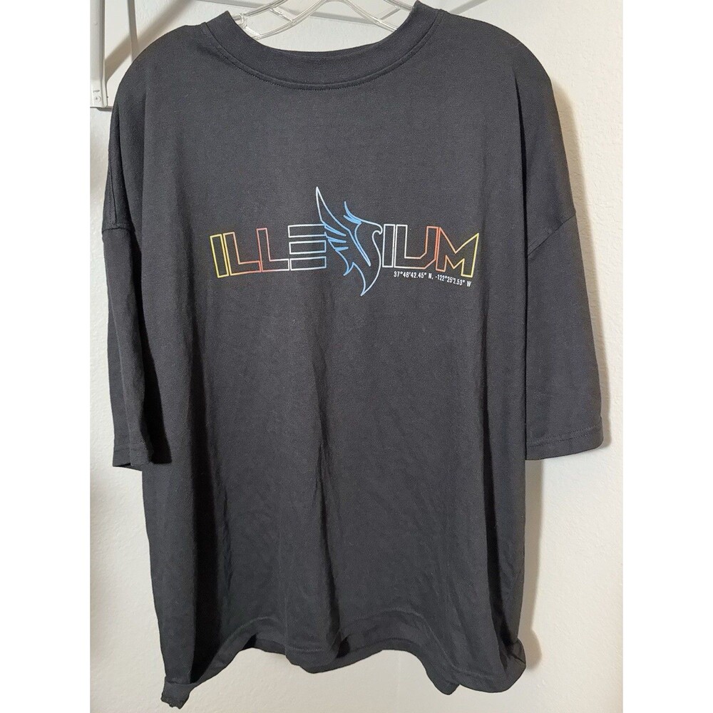 Illenium San Francisco Tour DJ T-Shirt Size 2XL EDM Electronic Music Golden Gate